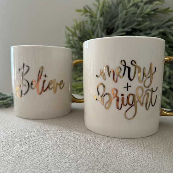 ✨Christmas Mug Set - Metallic Gold Color - Picture 2 of 9